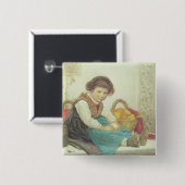 左の担当した 缶バッジ (正面&裏面)