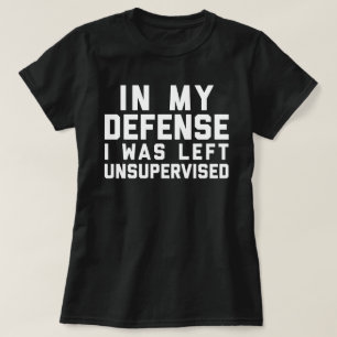 左の監視されていなくおもしろいな引用文 Tシャツ