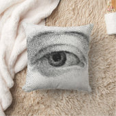 左の目の枕 クッション (ブランケット)