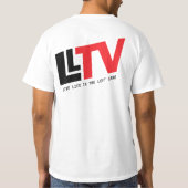 左の車線TVのTシャツ Tシャツ (裏面)