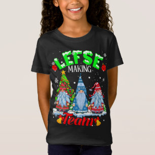 左チームのクリスマス格言ノルウェー左翼 Tシャツ