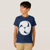 左三つ巴(すがき) Tシャツ (正面フル)