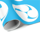 左三つ巴（素描き） ラッピングペーパー (ロールコーナー)