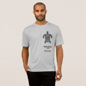 左側にトライバルシーガメ ビーチホリデー Tシャツ (正面フル)