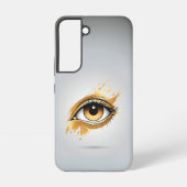 左側のゴールデンアイ SAMSUNG GALAXYケース (裏面)