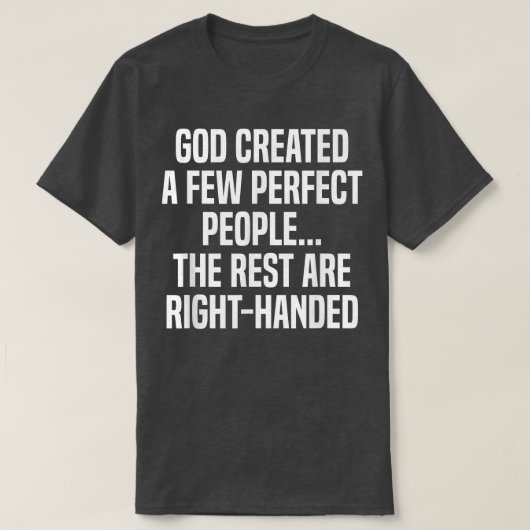 左利おもしろいき離れ Tシャツ (デザイン正面)