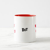 左利きしかし常に右 ツートーンマグカップ (中央)