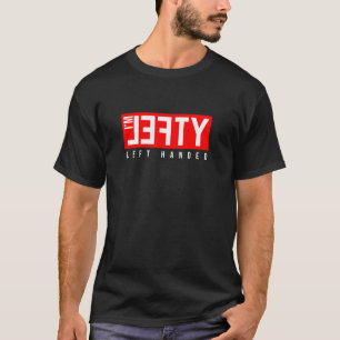 左利きのおもしろいな左利き Tシャツ