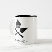 左利きのための2つの調子のマグ! ツートーンマグカップ (正面左)