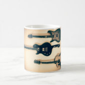 左利きのギター コーヒーマグカップ (中央)