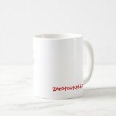 左利きのコーヒーカップ コーヒーマグカップ (正面右)