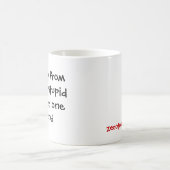 左利きのコーヒーカップ コーヒーマグカップ (中央)