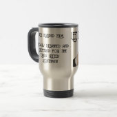 左利きのコーヒー・マグ トラベルマグ (正面左)