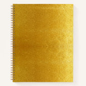 左利きのゴールドグリッター フラワーバイク かわいい女の子 ノートブック (正面)