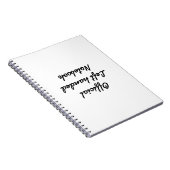 左利きのノート ノートブック (右側)