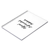 左利きのノート ノートブック (左側)