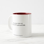 左利きのフライング・タイガースの試験マグ- ツートーンマグカップ (正面左)