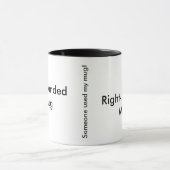 左利きのマグ マグカップ (中央)