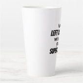 左利きの人向けの カフェラテマグ (正面)