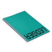 左利きの元帳の本 ノートブック (右側)