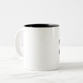 左利きの喜劇的な廃物-シンプル- -マグ ツートーンマグカップ (正面左)