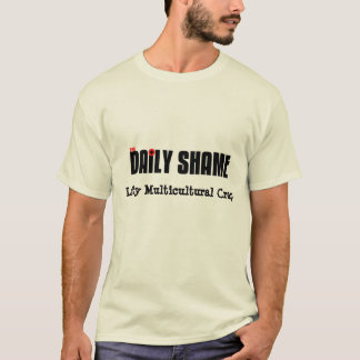 左利きの多文化のがらくた Tシャツ