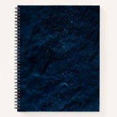 左利きの海軍抽象名写真主題少年たち ノートブック (正面)