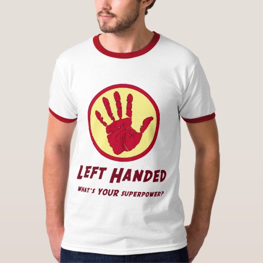 左利きの軍事大国 Tシャツ (正面)