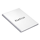 左利きのLeftie ノートブック (右側)