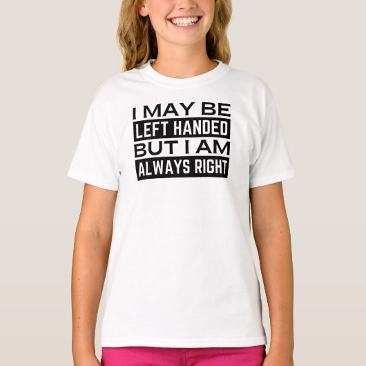 左利きのTシャツ Tシャツ (正面)