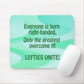 左利きは結合します マウスパッド (マウス)