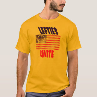 左利きは結合します Tシャツ