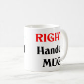 左利き用マグカップ / 右利き用マグカップ コーヒーマグカップ (正面右)