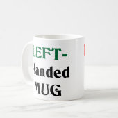 左利き用マグカップ / 右利き用マグカップ コーヒーマグカップ (正面左)
