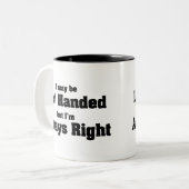 左利き ツートーンマグカップ (正面左)