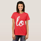 左利きLOVE WRITING - ホワイト -.png Tシャツ (正面フル)