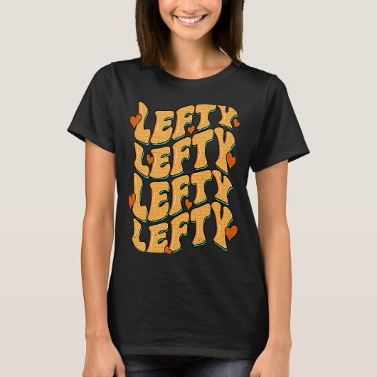 左利離れきの人の残り Tシャツ (正面)