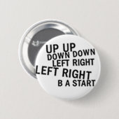 左右に上りの羽毛左右Bの上開始 缶バッジ (正面&裏面)