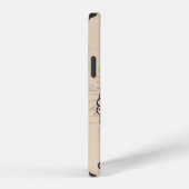 左右の人間の脳のパーソナライズデザイン iPhoneケース (右側面)