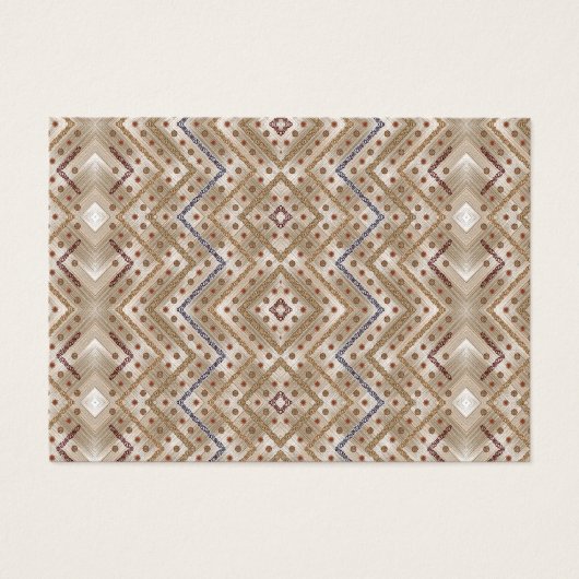 左右対称のデザイン機能を示す茶色の敷物 (正面)