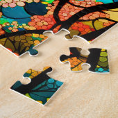 左右対称の森 和風アート ジグソーパズル (側面)