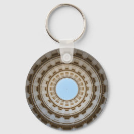 左右対称の虫の目のグランドドームのビュー キーホルダー