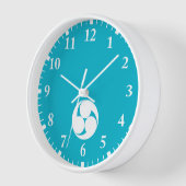 左回り3巻（地貫） 壁時計 (傾斜)