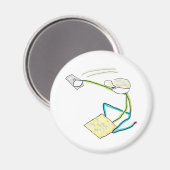 左官のスティックマン マグネット (正面/裏面)