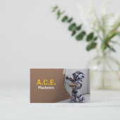 左官の名刺 名刺 (スタンド正面)