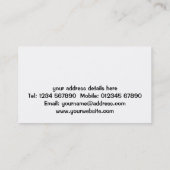 左官の名刺 名刺 (裏面)