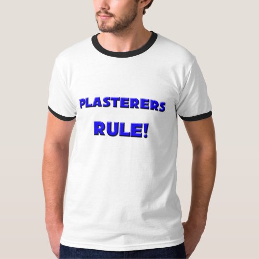 左官の規則! Tシャツ (正面)