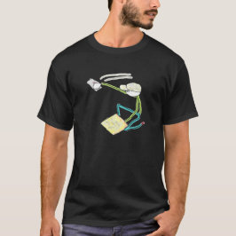 左官職人スティックマン Tシャツ