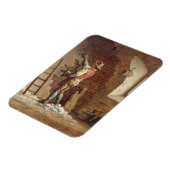 左官， c.1807 (パネル油) マグネット (左側)