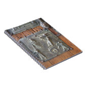 左手のドアからのパネル、12世紀(bronz ノートブック (右側)